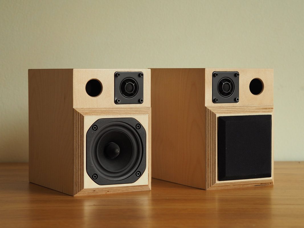 Finished MAD compact speakers